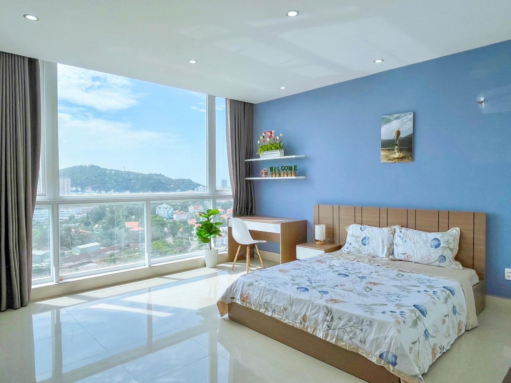 Can Ho Oasky,3 Phong View Dep Nhin Ra Bien,Nui Va Ho Bau Sen Vung Tau Esterno foto