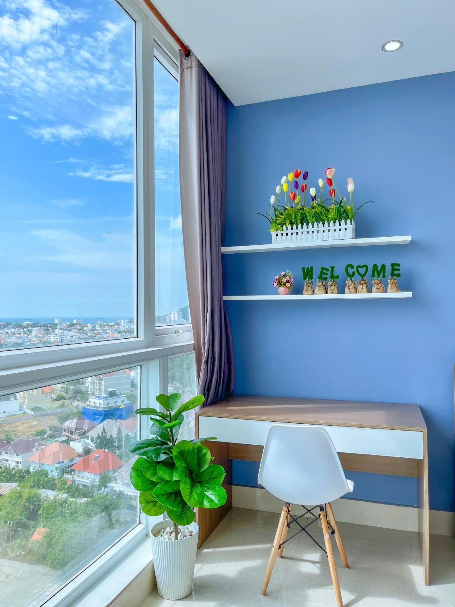 Can Ho Oasky,3 Phong View Dep Nhin Ra Bien,Nui Va Ho Bau Sen Vung Tau Esterno foto