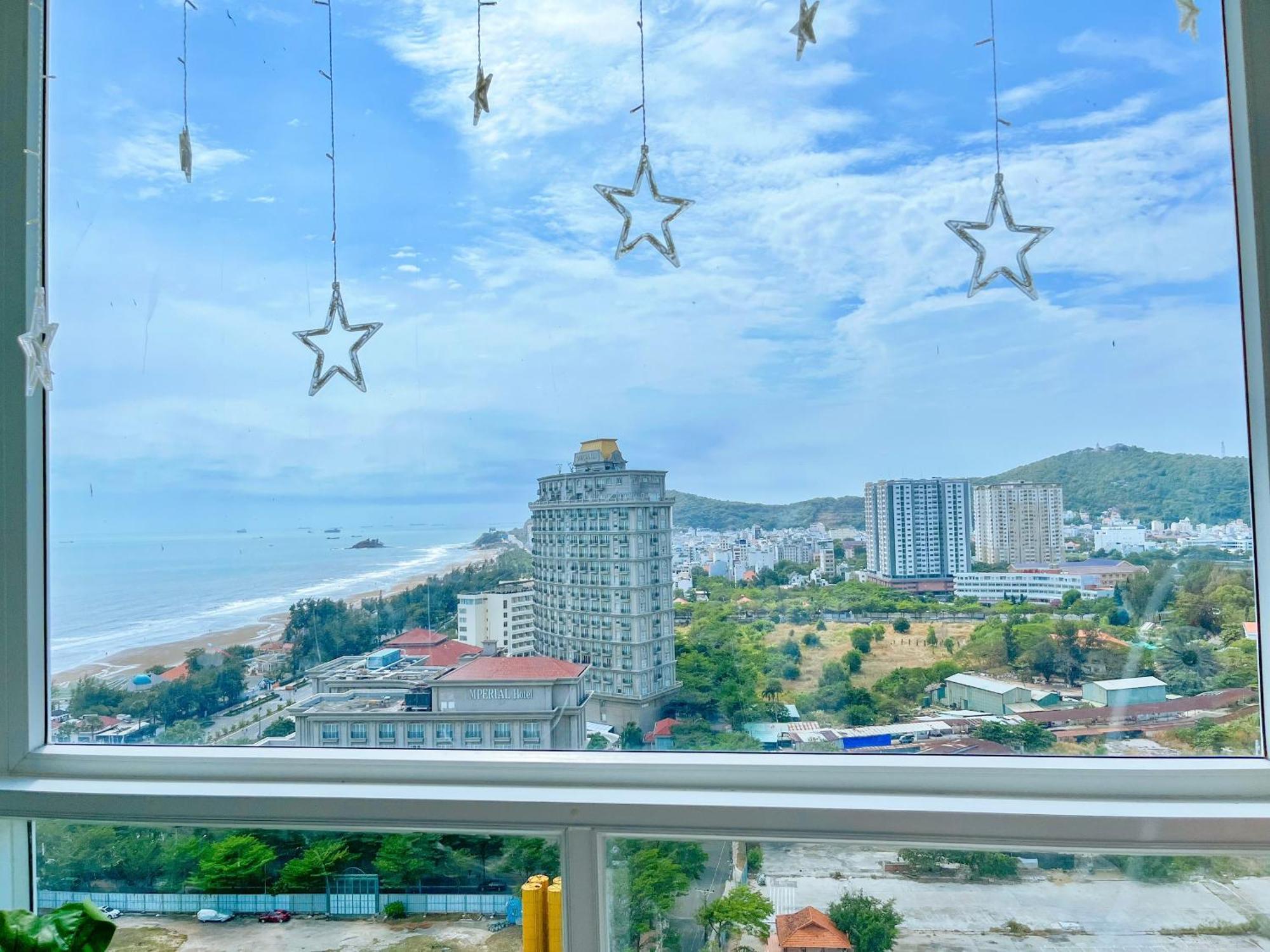 Can Ho Oasky,3 Phong View Dep Nhin Ra Bien,Nui Va Ho Bau Sen Vung Tau Esterno foto